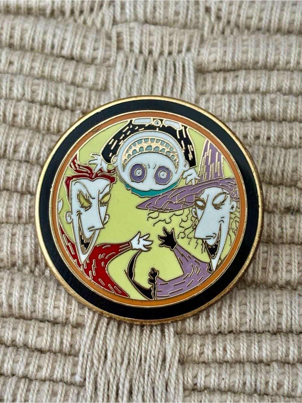 DISNEY 2012 Nightmare Before Christmas Lock, Shock & Barrel Best Friends Pin